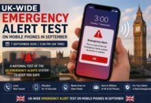 uk-wide emergency alert test on mobile phones in september