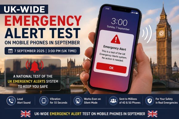 uk-wide emergency alert test on mobile phones in september