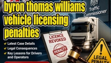 Byron Thomas Williams vehicle licensing penalties
